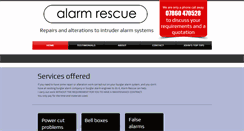 Desktop Screenshot of alarmrescue.co.uk